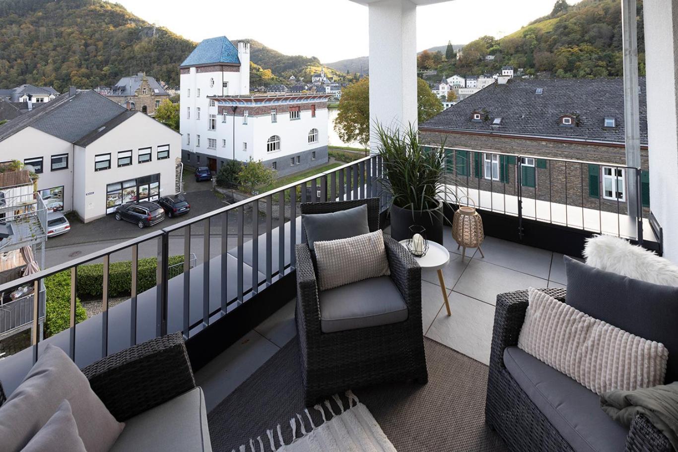 Neu Moselroyal Luxus 2-4 Pers Design Klima Apartment Traben-Trarbach Bagian luar foto