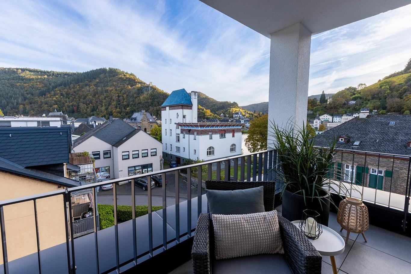 Neu Moselroyal Luxus 2-4 Pers Design Klima Apartment Traben-Trarbach Bagian luar foto