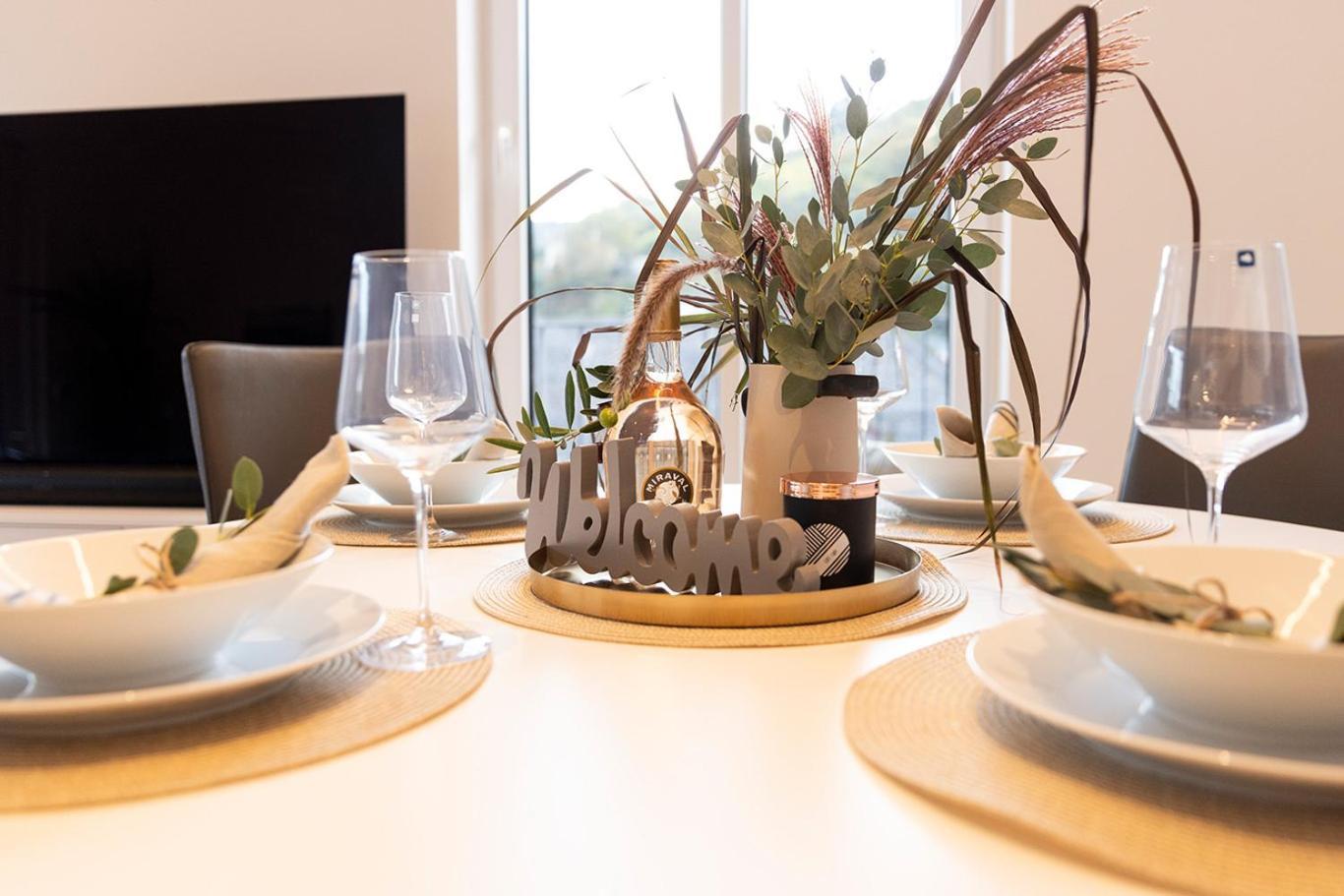 Neu Moselroyal Luxus 2-4 Pers Design Klima Apartment Traben-Trarbach Bagian luar foto