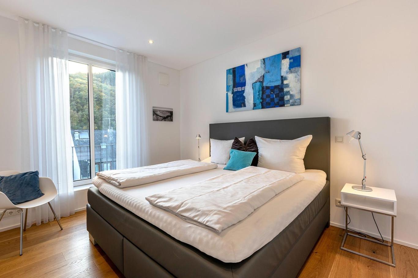 Neu Moselroyal Luxus 2-4 Pers Design Klima Apartment Traben-Trarbach Bagian luar foto